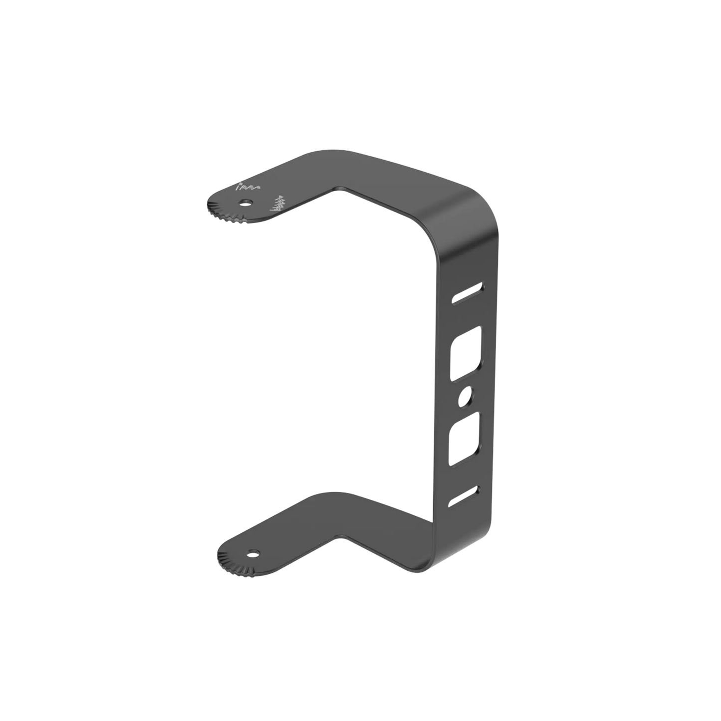 AUDAC MBK455 Angled Mounting Bracket Set for ARES5A in black, showcasing the product design and features.