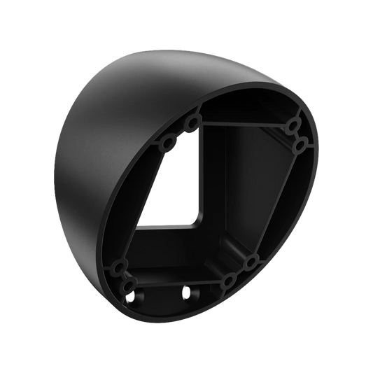 AUDAC WMA40M Extension Mount for ATEO4M Speakers in black, showcasing a 30-degree inclination.