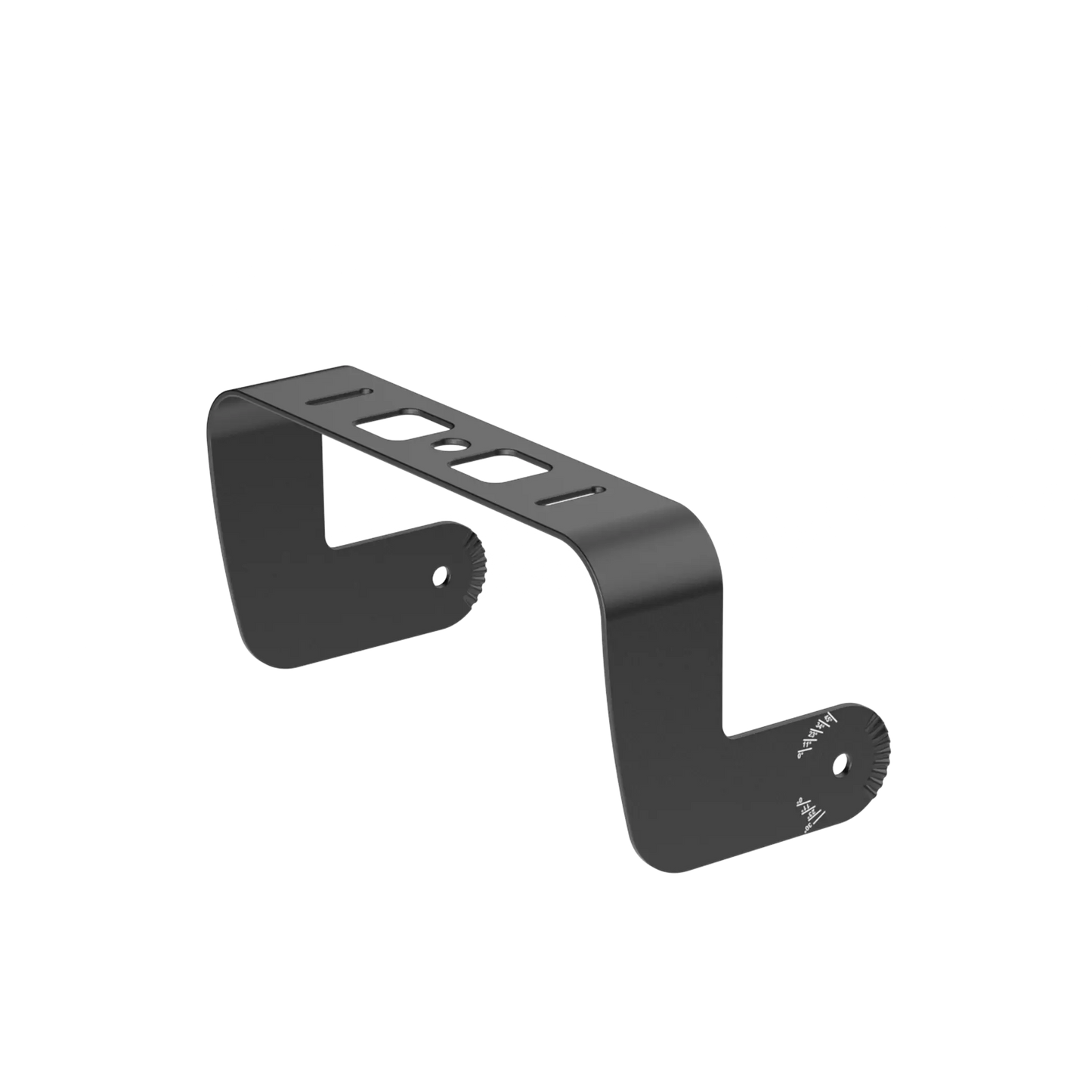 AUDAC MBK455 Angled Mounting Bracket Set for ARES5A in black color.