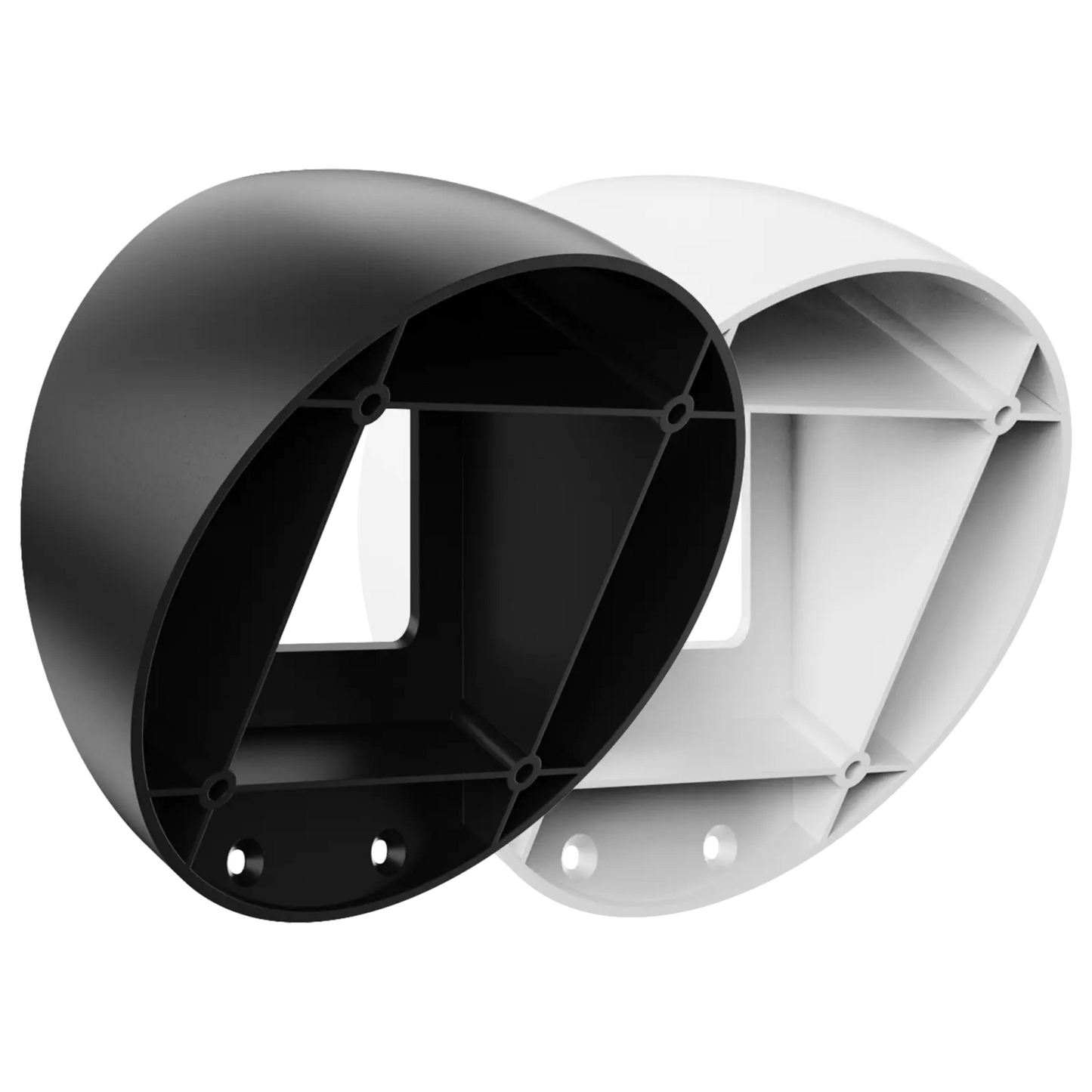 AUDAC WMA60M Extension Mount in black, designed for ATEO6M with adjustable inclination angle.