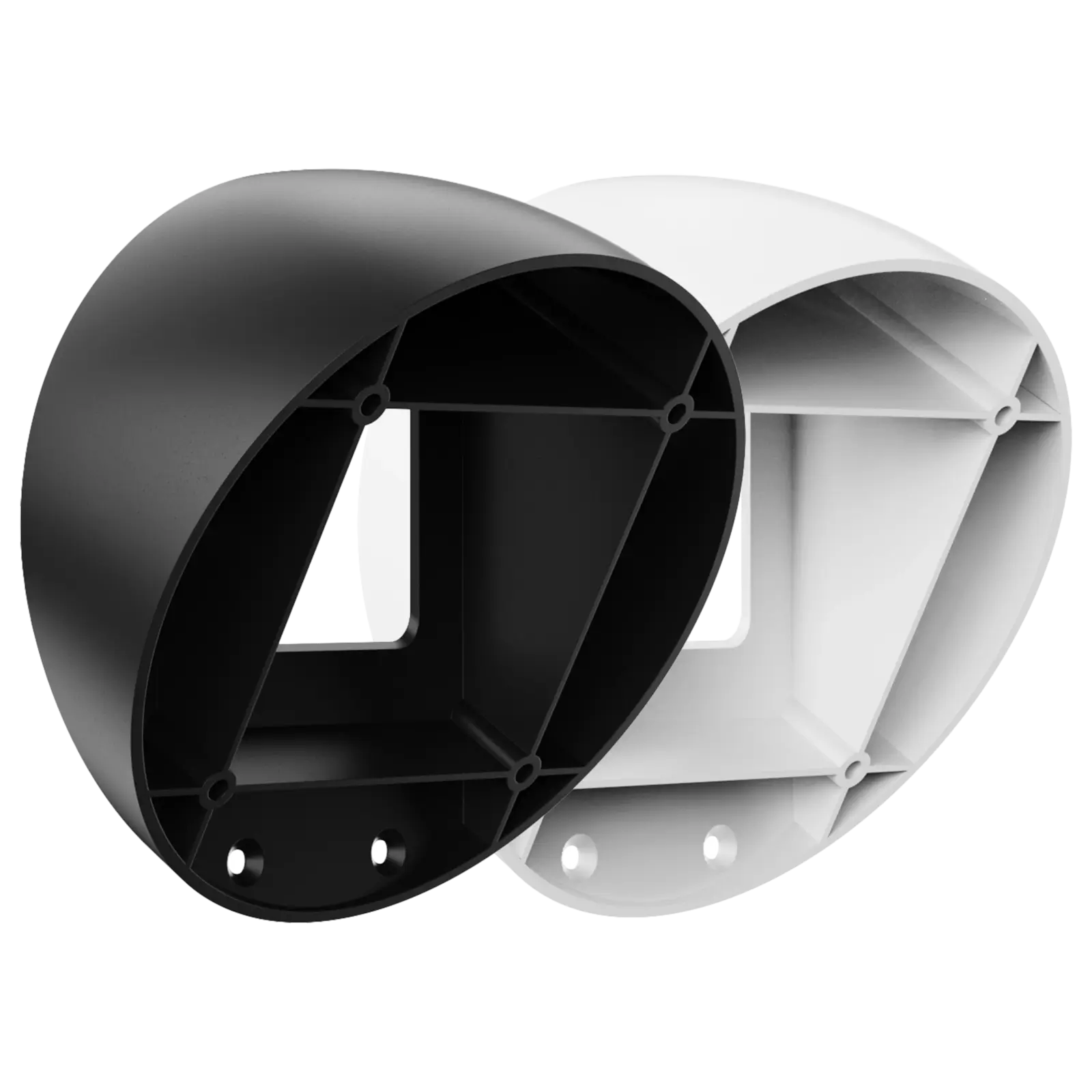 AUDAC WMA60M Extension Mount in black, designed for ATEO6M with adjustable inclination angle.