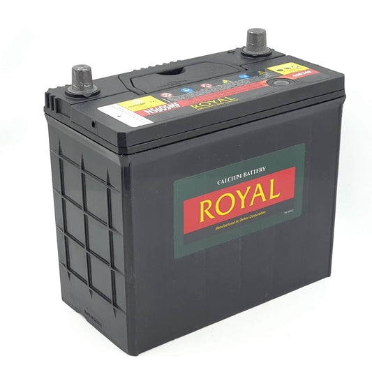 Image of a 12V 45Ah semi-sealed lead acid battery, showcasing its design and features.