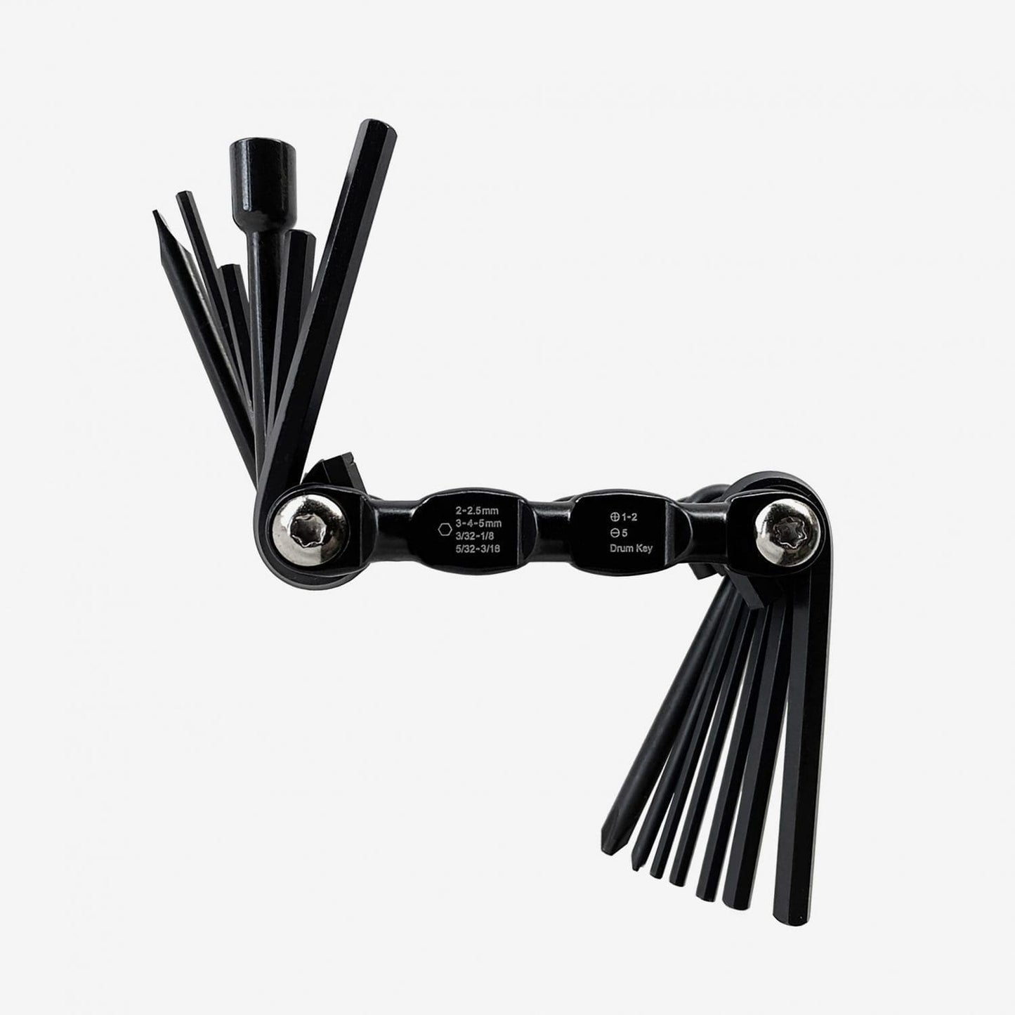 AHEAD Compact Drum Multi-Tool featuring various drum-related tools in a compact design.
