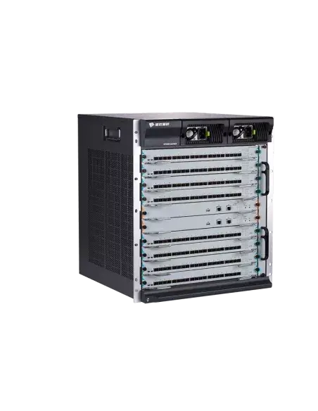 Image of BDCOM GPON OLT Chassis featuring 10 expansion slots, showcasing its empty design.