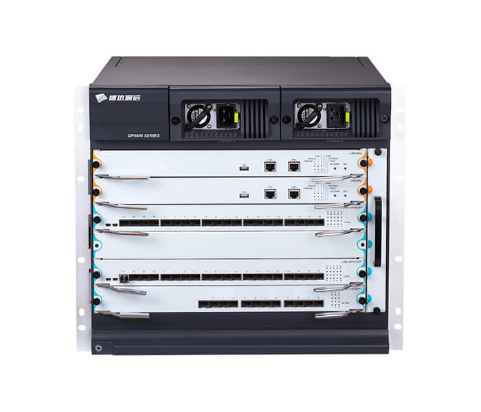 Image of BDCOM OLT GPON Chassis Board featuring 16 GPON ports.