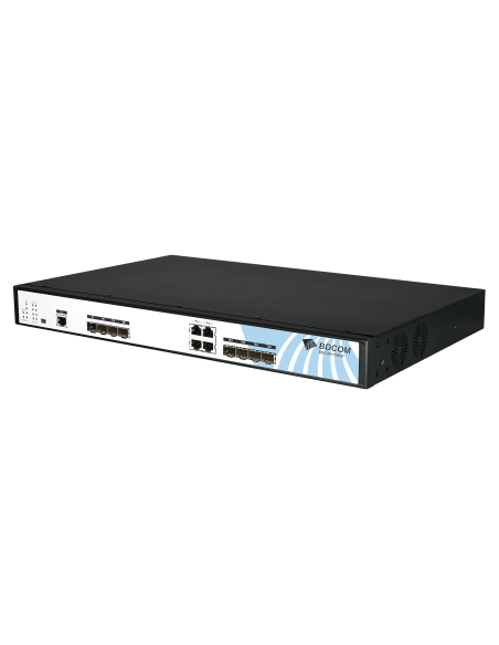 Image of BDCOM 4-Port EPON OLT Headend featuring a dual AC power supply.