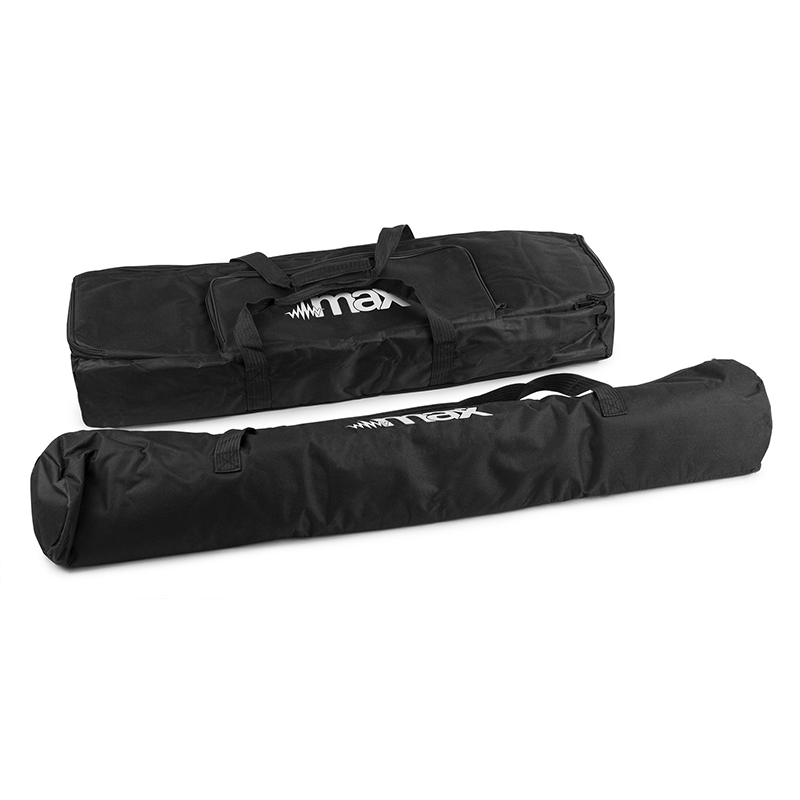 Top view of the BEAMZ- AC-150 PartyBar Softcase Set - Dust and Damage Protection.