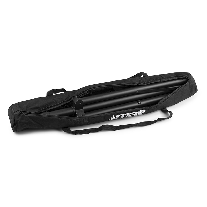 Top open view of the stand case from the BEAMZ- AC-150 PartyBar Softcase Set - Dust and Damage Protection