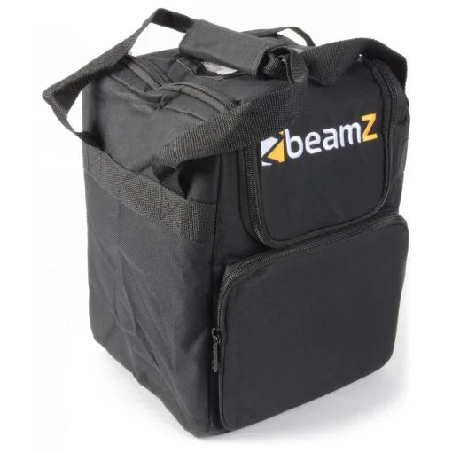 Top view of the closed Padded BEAMZ AC-115 Soft Cases for mobile lighting fixtures, ideal for DJs and bands.