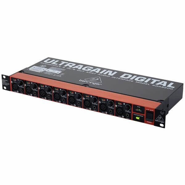 Behringer ADA8200 8-Channel ADAT Audio Interface for seamless audio expansion.