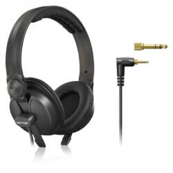 Behringer BH30 Studio-Grade Headphones designed for immersive monitoring, showcasing a sleek and professional design.