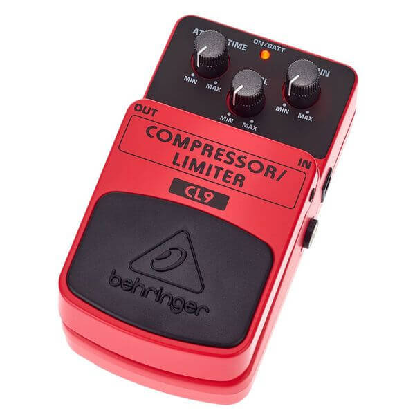 Behringer CL9 Compressor/Limiter Effects Pedal designed for dynamic control, featuring a sleek design and professional-grade controls.