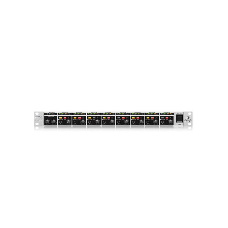 Behringer HA8000V2 8-channel headphone distribution amplifier designed for critical listening.