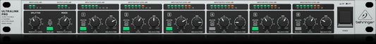 Behringer MX882V2 Ultralink Pro 8-Channel Splitter/Mixer showcasing its front view.