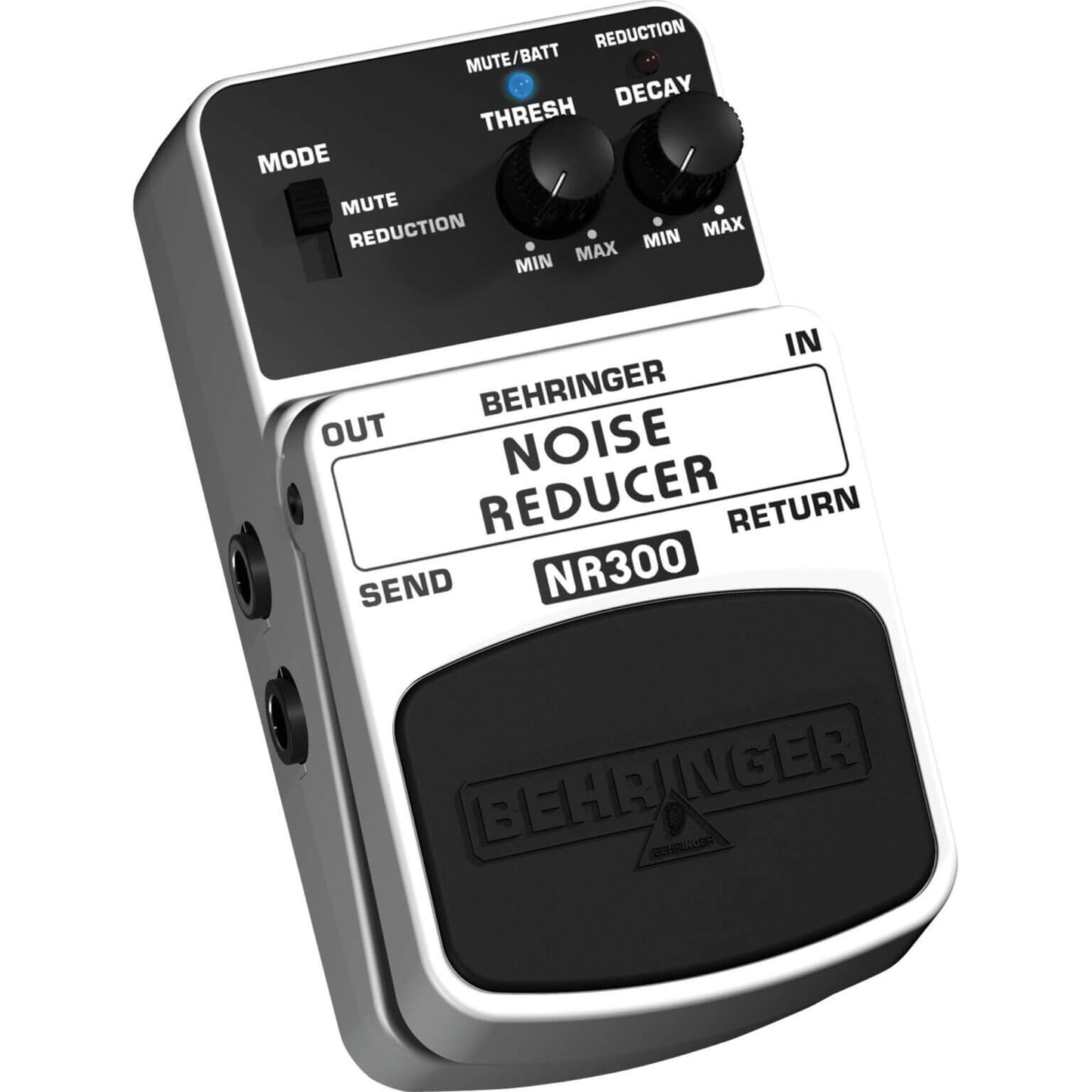 Behringer NR300 Noise Reducer/Gate designed for focused and quiet recordings, featuring a sleek design.