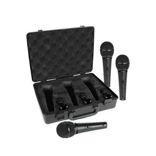 Behringer Ultravoice XM1800S dynamic vocal and instrument microphone 3-pack