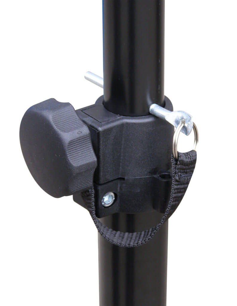 Athletic 50kg 1.4m black speaker stand displayed against a neutral background.