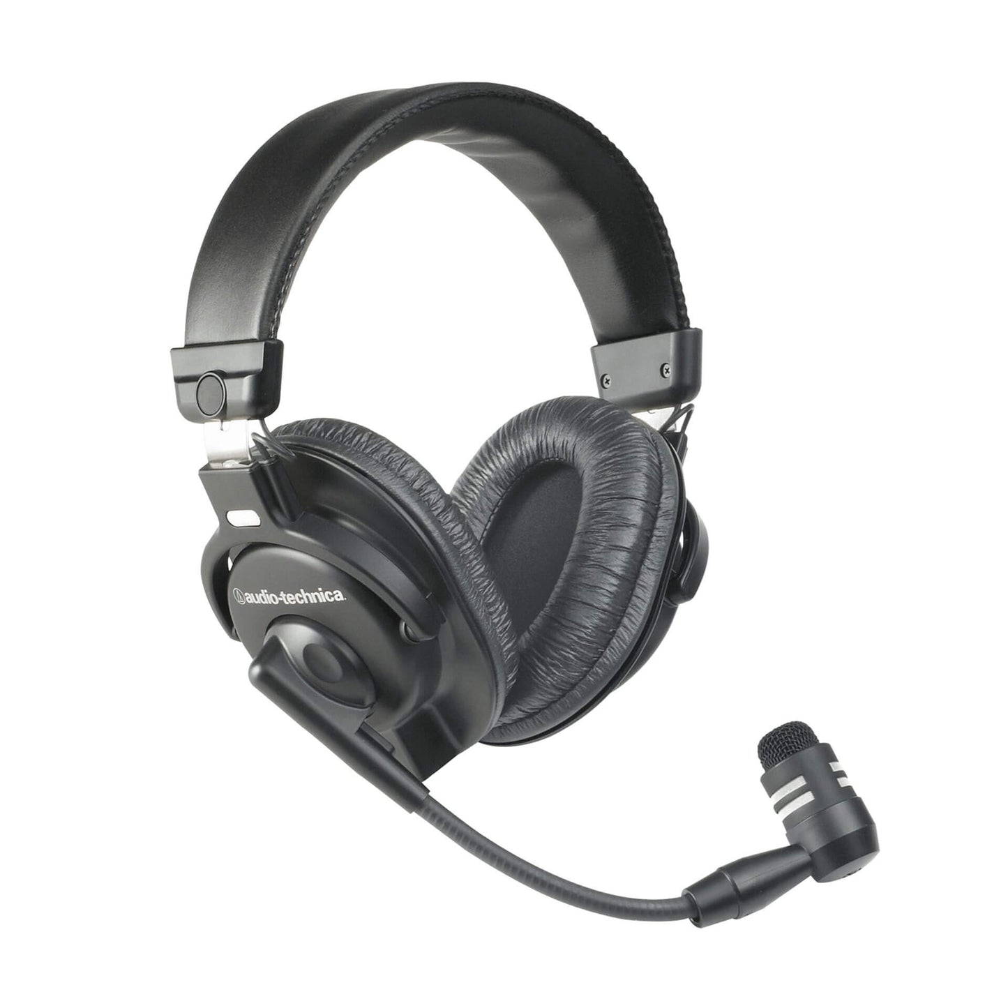 Audio-Technica BPHS1-XF4 Broadcast Stereo Headset with Dynamic Boom Microphone, suitable for intercom use.