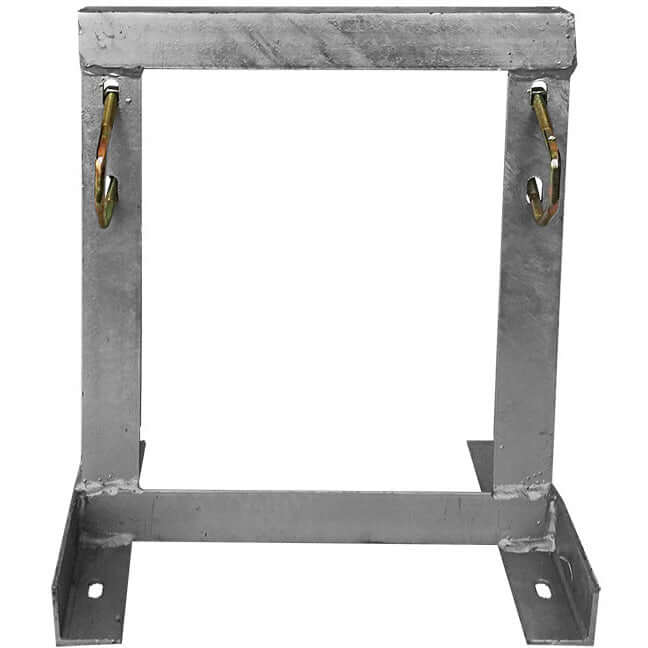 25cm square wallmount bracket designed for space-saving, showcasing its sturdy construction and practical use.