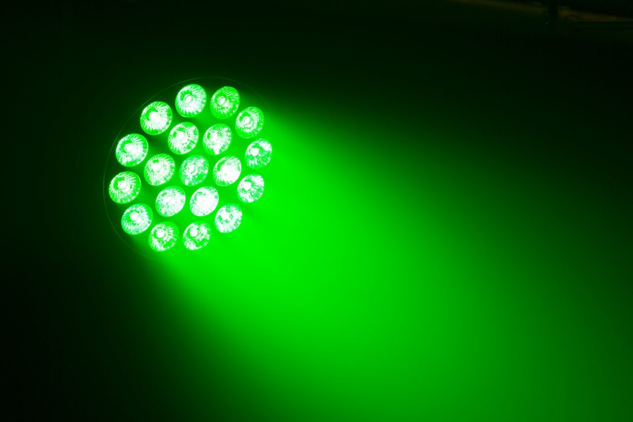 Effects view of the BT410 Lightweight Par 19x 10W RGBW with circle pixel control and full color mixing by beamZ 2.