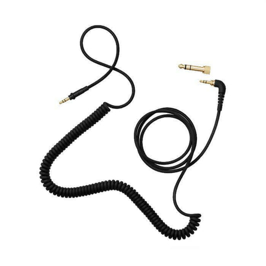 AIAIAI C02 coiled cable 1.5M with a 1/4 inch adapter designed for TMA-2 headphones.