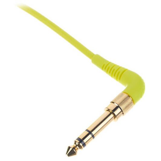 AIAIAI C18 Coiled Neon Cable with Adapter, designed for TMA-2 Modular Series, showcasing vibrant colors and a coiled design.