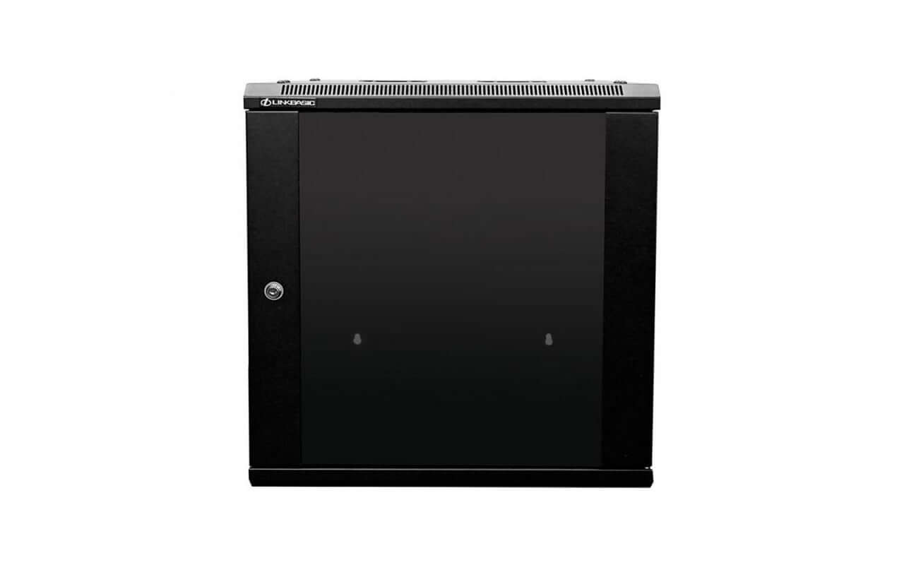 Image of the Linkbasic 12U Swing Frame Wall Box, a wall-mounted enclosure for network and server equipment.