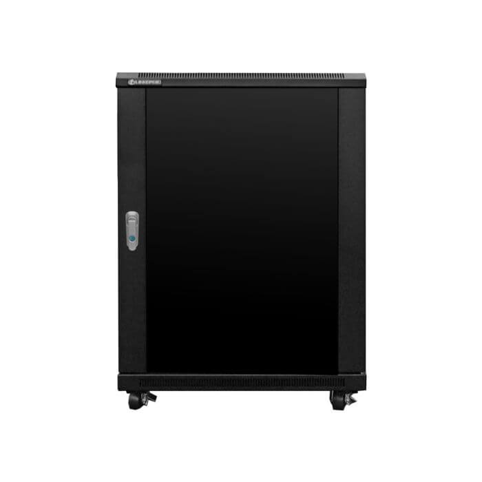 Linkbasic 15U Cabinet with 600mm depth featuring 2 fans and 2 shelves.