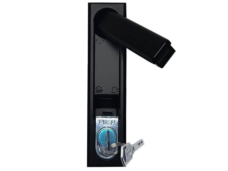 Linkbasic 27U perforated door designed for 800mm or 1M cabinets, showcasing its features and design.