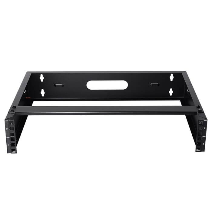 Image of the Linkbasic 2U Wall Mount Open Rack, showcasing its design and structure.