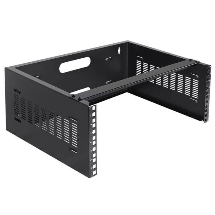 Linkbasic 4U Open Wall Rack displayed against a neutral background.
