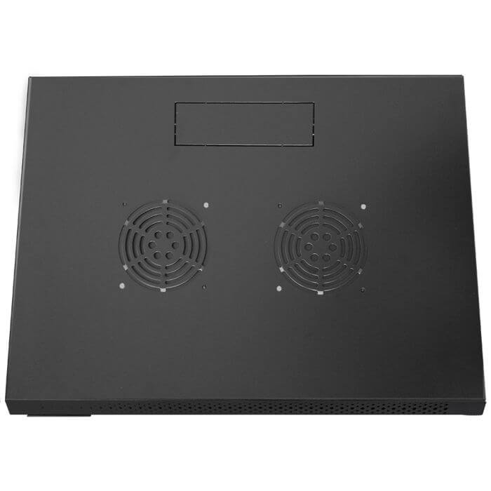 Linkbasic 6U preassembled wall rack showcasing its design and features.