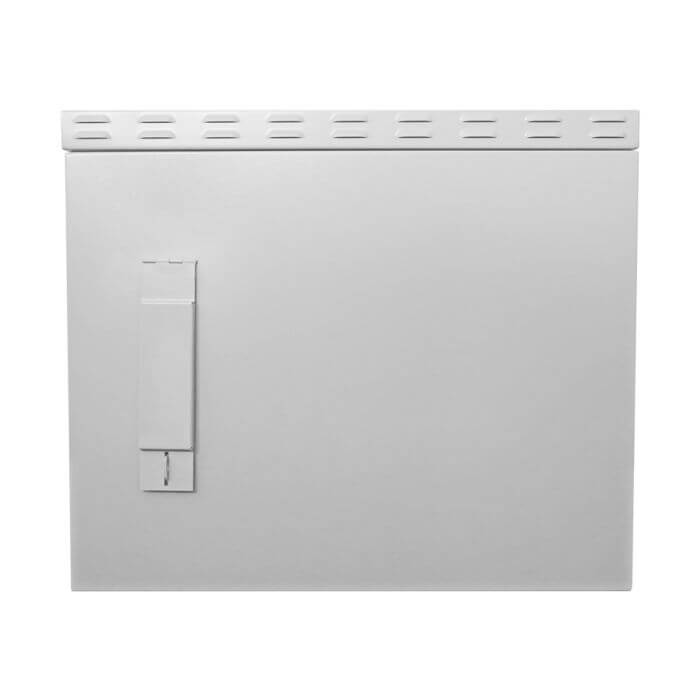 Scoop 9U Outdoor Cabinet with dual fans, designed for outdoor use, featuring a depth of 450mm.