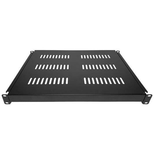 Linkbasic 350mm rear supported sliding tray designed for 19-inch racks, showcasing its sleek design and functionality.