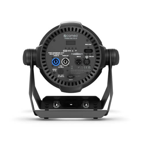 Cameo LED PAR Spotlight featuring 12 x 3-in-1 Tunable White LEDs, showcased in a detailed image.