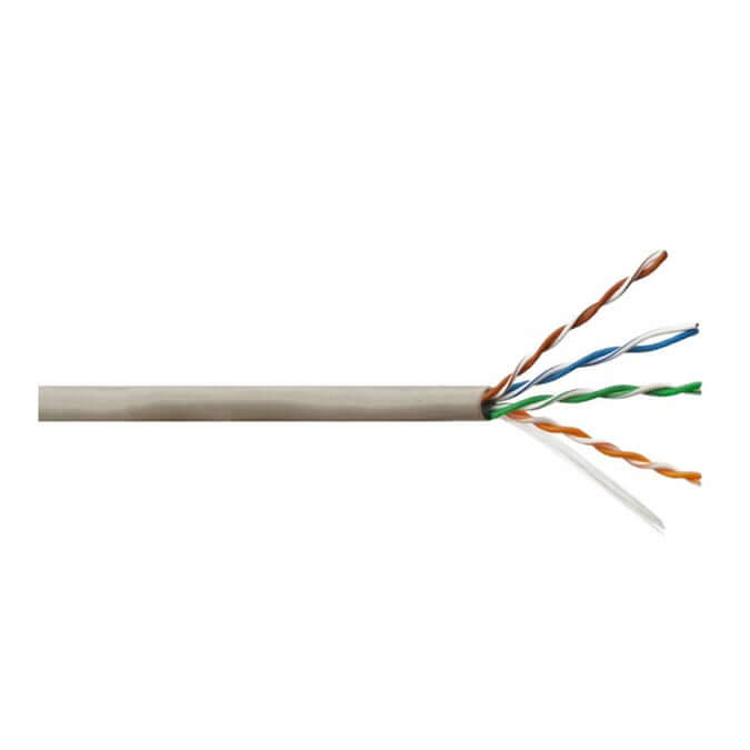 Acconet CAT6 Cable, 500m roll in grey color, suitable for indoor use.