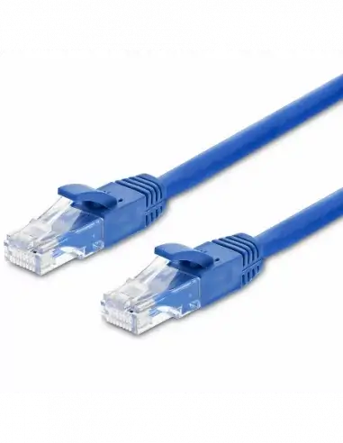 Acconet CAT6 UTP Flylead, 0.5 Meter, Straight, Stranded Cable with Moulded Boots and Plugs in Blue color