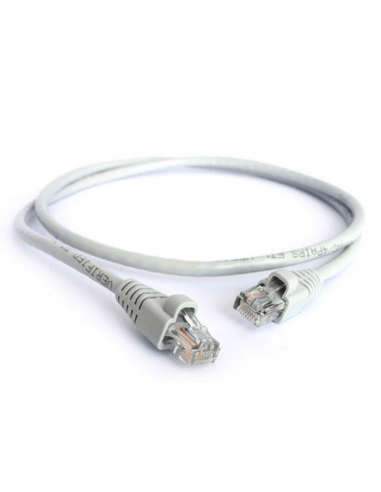 Acconet CAT6 UTP Flylead, 0.5 Meter, Straight, Stranded Cable with Moulded Boots and Plugs in White color