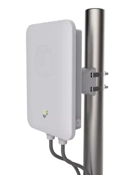 Cambium cnPilot E502S Outdoor WiFi 5 Wireless Access Point in a sector configuration.