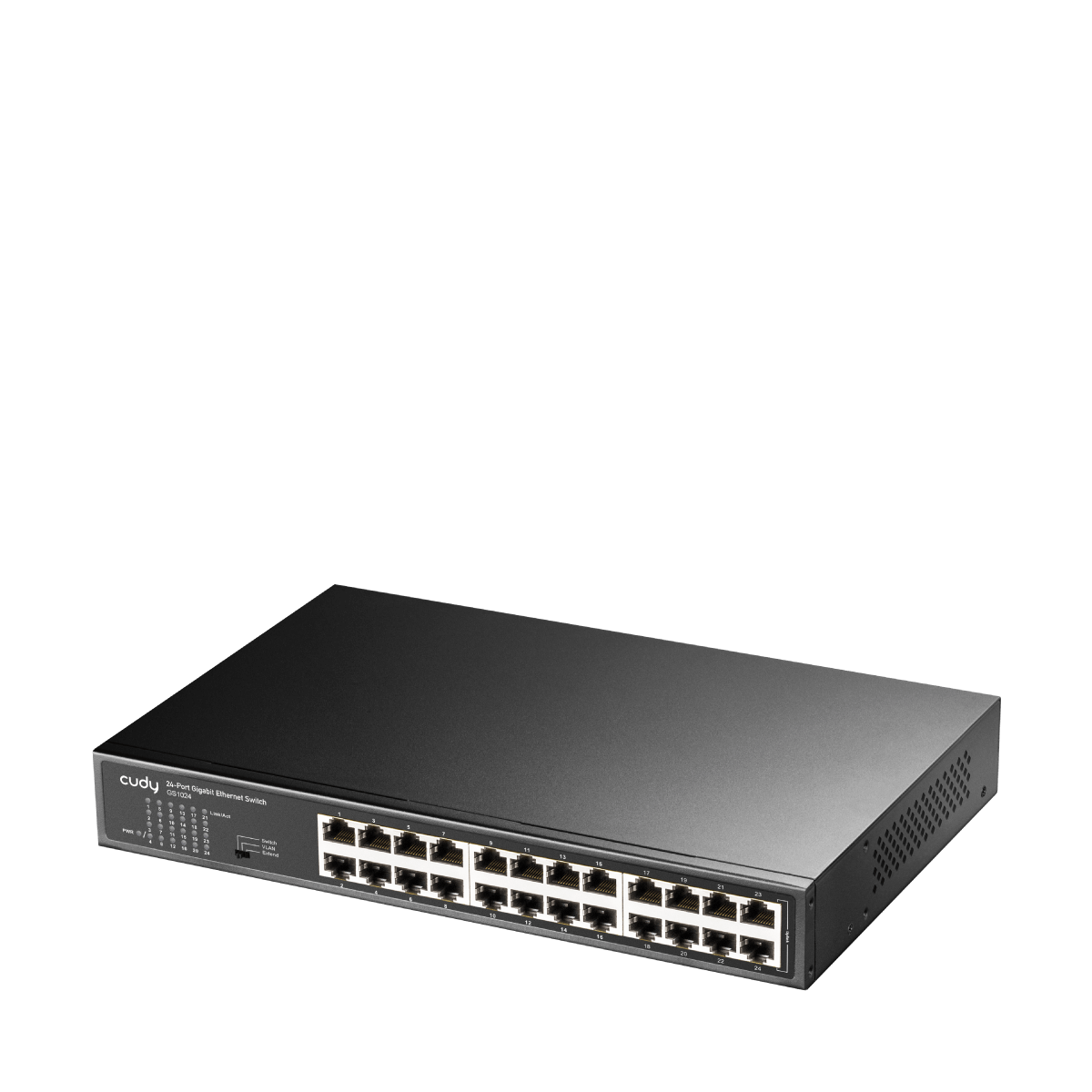 Image of the Cudy 24-Port Rack-Mount Gigabit Switch, showcasing its design and features.