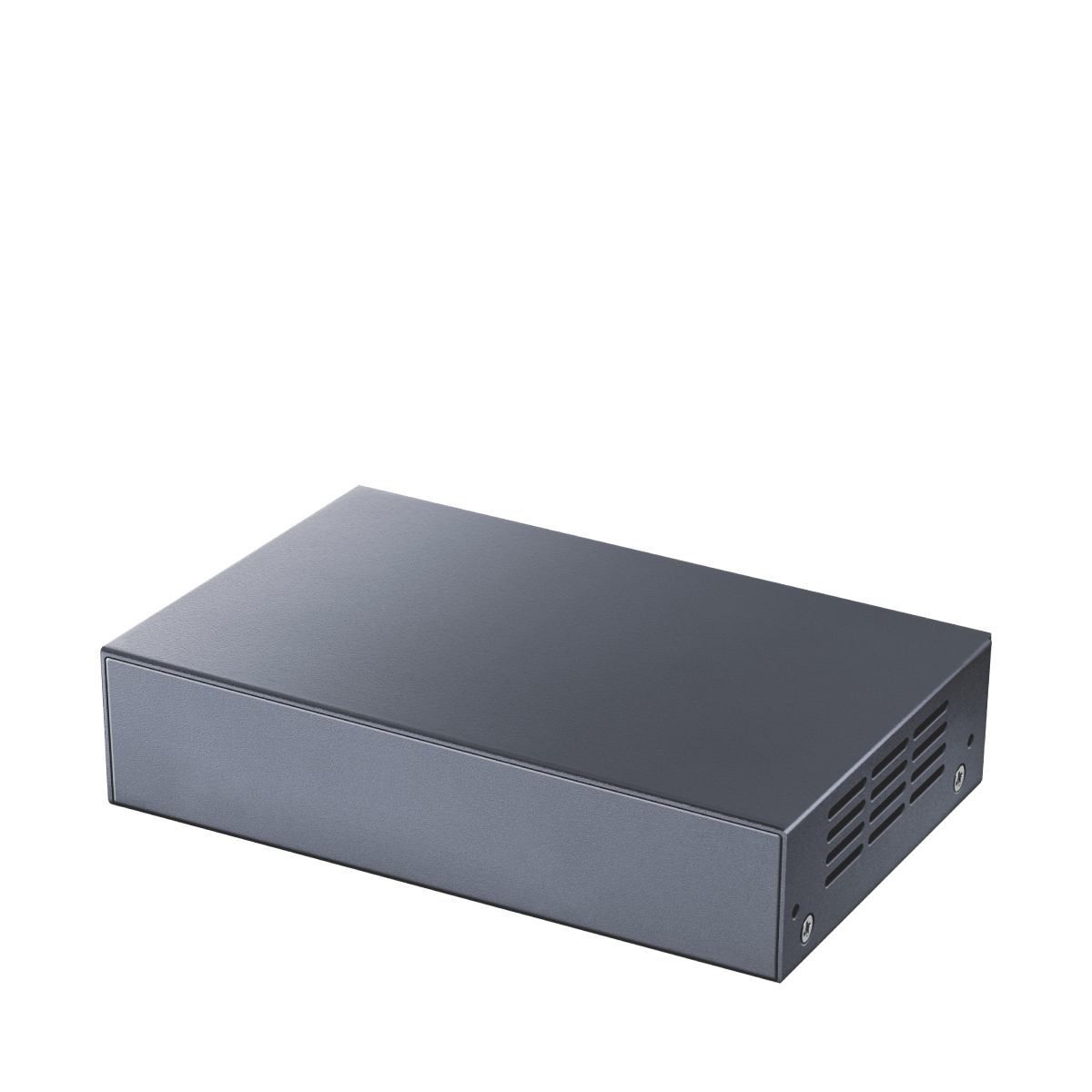 Cudy 4-Port Gigabit PoE Switch with 60W power input, featuring multiple Ethernet ports for network connectivity.