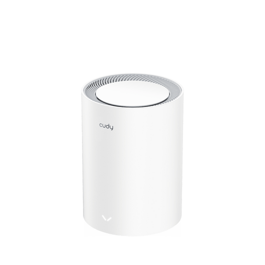 Cudy M1800 WiFi 6 Mesh Router, featuring dual band and speeds up to 1800Mbps.