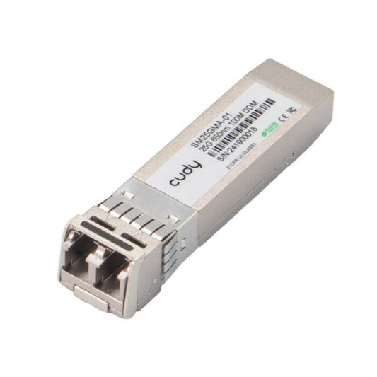 Cudy 25G LC SFP28 Multi-Mode Module with 850nm wavelength, suitable for 100m connections.