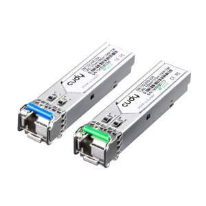 Cudy 1.25G LC Bi-Directional SFP Single-Mode 20km module displayed on a white background.