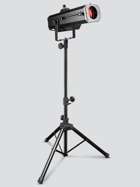 Chauvet DJ Followspot 120ST, a 120W LED followspot featuring 7 colors and an included stand.