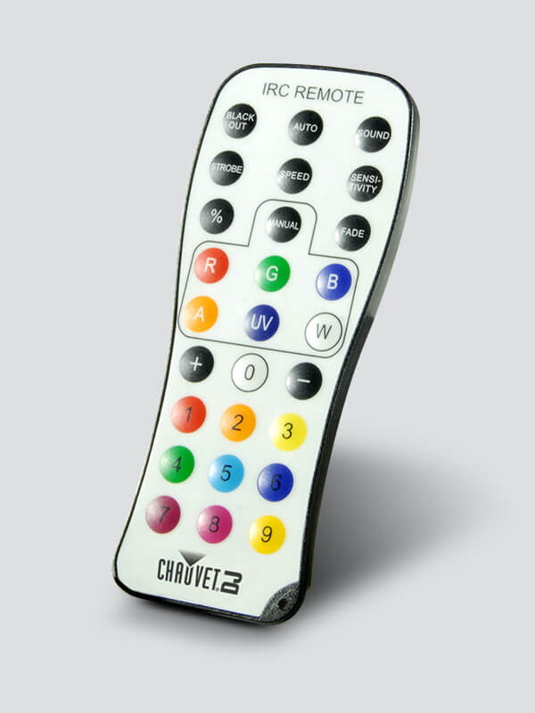 Chauvet DJ IRC-6 wireless infrared remote control designed for IRC-compatible fixtures.