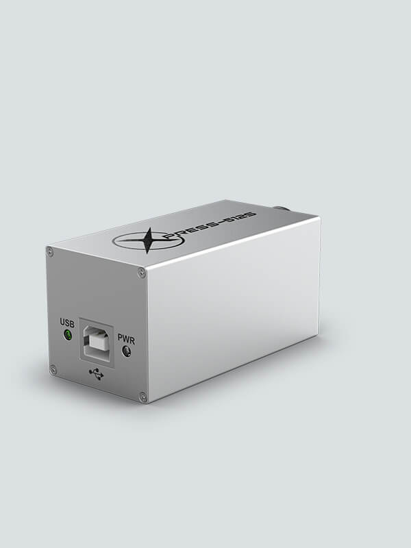 Chauvet DJ Xpress 512 S, a self-contained DMX interface for ShowXpress software, shown from the left front angle.