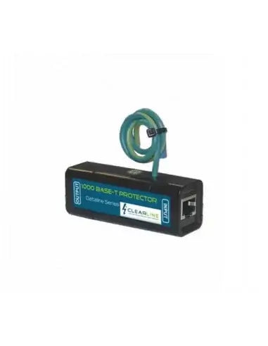 Cambium Clearline Single-Port Gigabit Inline Protector, a device designed to protect network equipment from power surges.