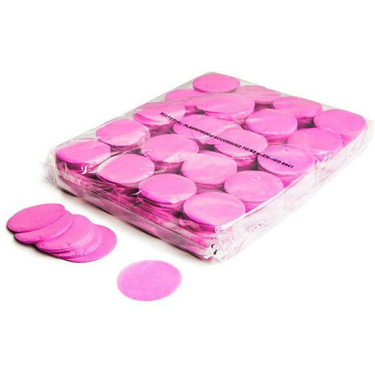MAGICFX Slowfall confetti rose petals in pink, biodegradable decoration for parties.