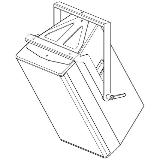 Vertical Flying Cradle designed for the Pioneer XY-152 Speaker, showcasing its sturdy construction and mounting features.